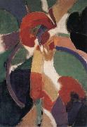 Delaunay, Robert, The Fem holding parasol